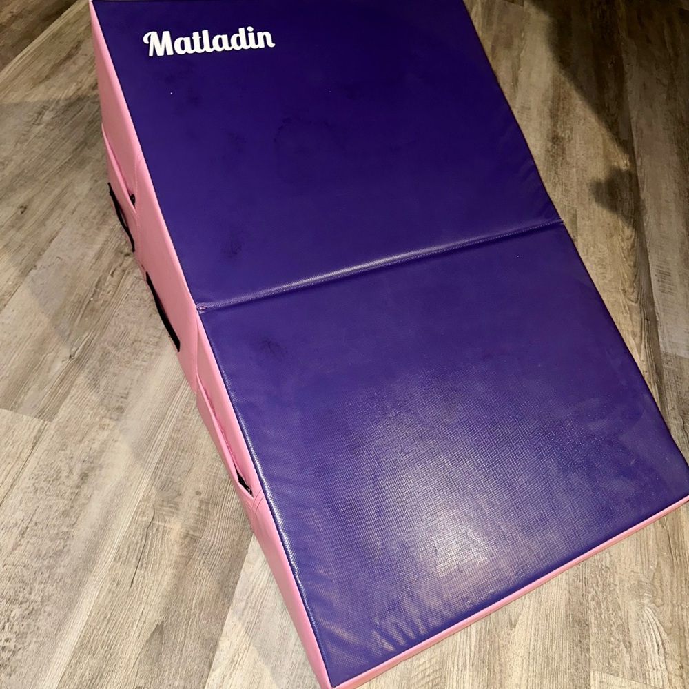 Purple and Pink Kids Gymnastics Wedge